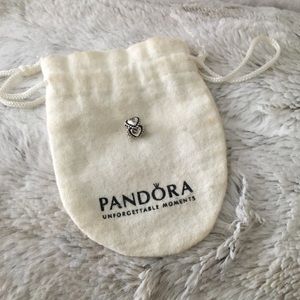Pandora Detailed Heart Charm (Retired)